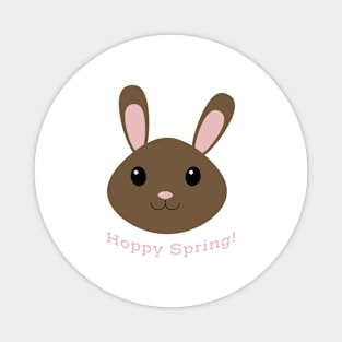 Hoppy Spring Bunny Rabbit Magnet